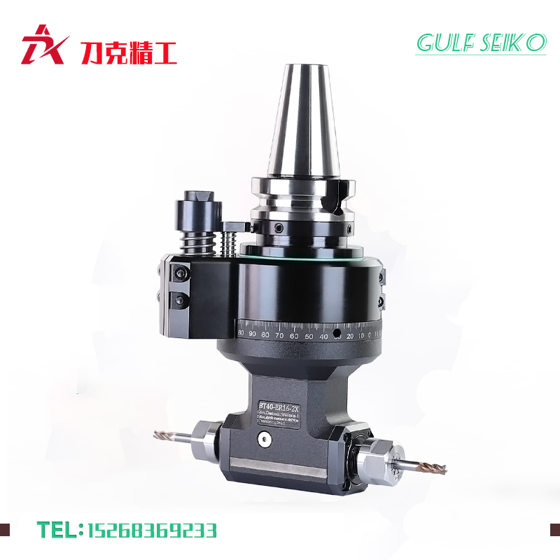 DK90-BT40-ER16-2X双出铣头 DK90-BT40-ER16-2X双出铣头