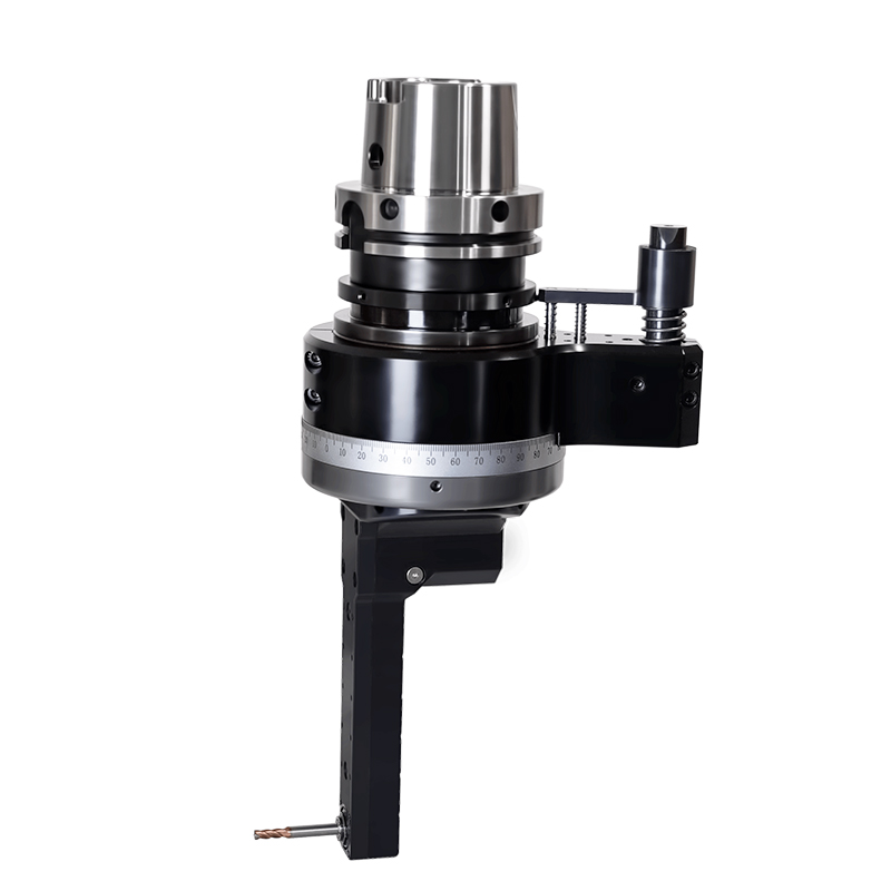 刀克DK90-HSK100A-DC6-120内缩微型迷你侧铣头