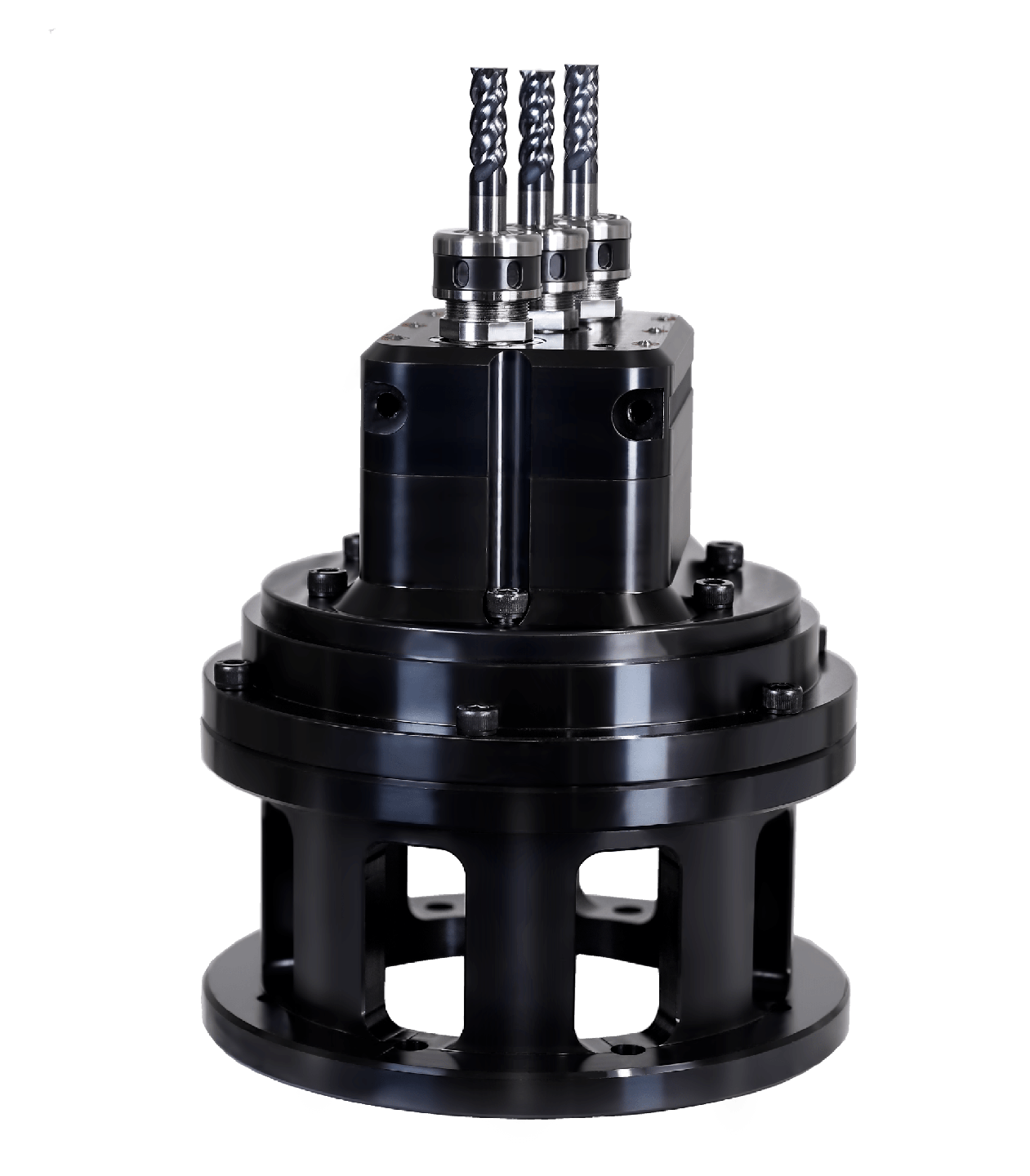 刀克DK00-BT40-SK13-3X三速出零度铣头