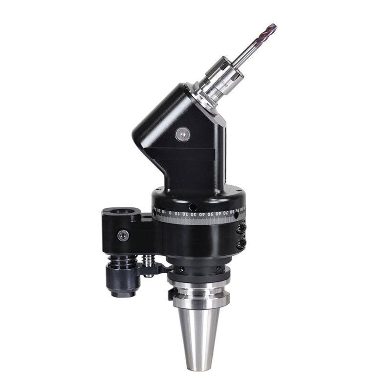 刀克DK45-BT30-ER16固定45度微型高精超高转速密侧铣头